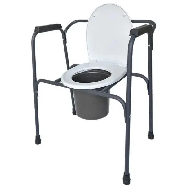 Стілець туалет нерегульований складаний PMED-101-А01 для інвалідів літніх хворих крісло