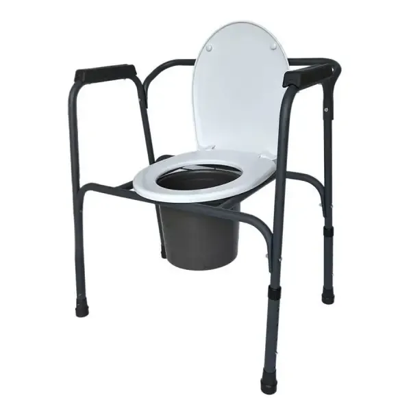 Стілець туалет регульований складний PMED-102-А02 для інвалідів літніх хворих крісло