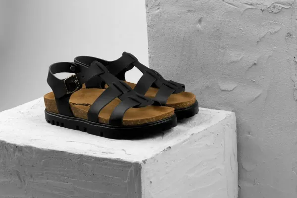 Жіночі сандалії Leon Чорний 6300-41 ортопедія