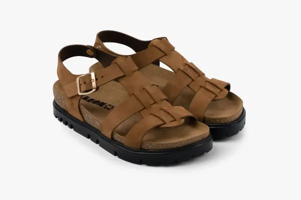 Жіночі сандалії Leon Коричневий 6300-38 ортопедія