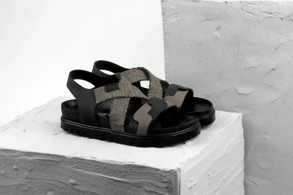 Женские сандалии Leon Черный 6301-37 ортопедия