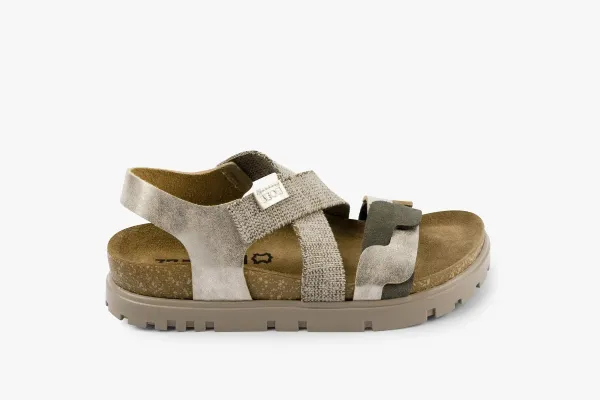 Женские сандалии Leon Золотой 6301-Золотистый-36 ортопедия