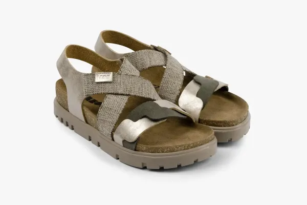 Жіночі сандалії Leon Золотий 6301-Золотистий-36 ортопедія