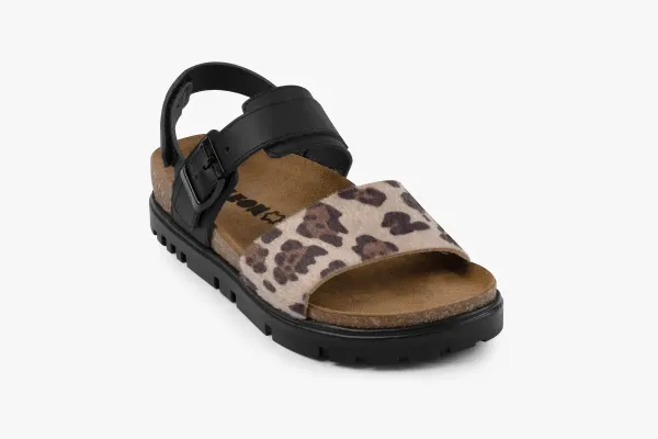 Жіночі сандалії Leon Чорний 6302 ортопедія