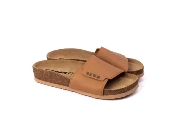 Женские шлепанцы Leon Коричневый 4022-36 ортопедия