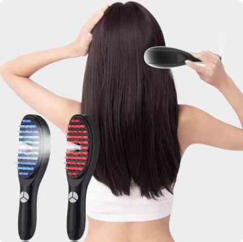 Расческа со светотерапией, вибрацией и распылением