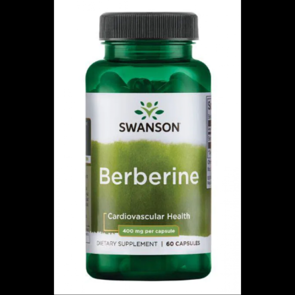 Swanson Berberine – Берберин 400 мг для глюкози, холестерину та здоров’я серця - 60 cap
