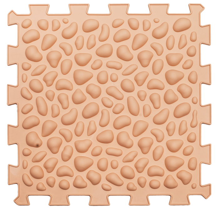 Ортопедический массажный коврик Пазлы Микс 8 элементов Пастель