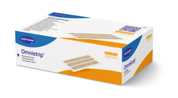 Смужки для безшовного закриття ран Omnistrip® / Омністріп 25мм x 127мм, 4 смужки (2х2шт) Смужки для безшовного закриття ран Omnistrip® / Омністріп 25мм x 127мм, 4 смужки (2х2шт)