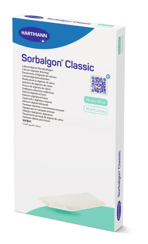 Пов’язка з альгінату кальцію Sorbalgon® Classic 10см х 20см