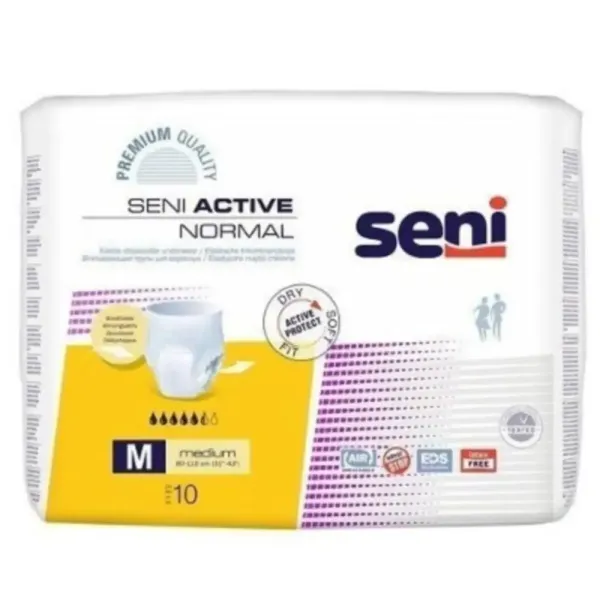 Підгузки-трусики для дорослих Seni Active Normal medium, 10 шт. (SE-096-ME10-RU0)