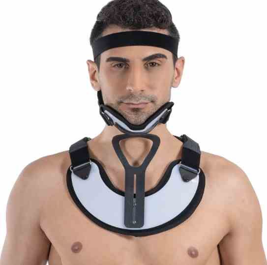 Ортез для фиксации шейного и грудного отделов позвоночника Minerva усиленный короткий W114