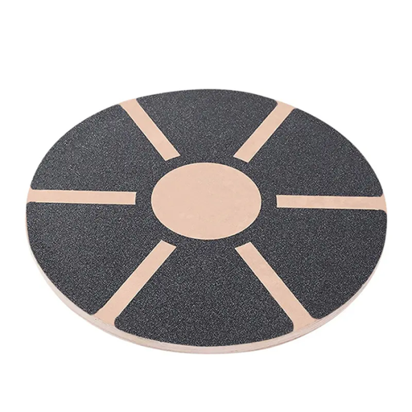 Деревянный балансборд — тренажер для развития равновесия и координации 41x3 см