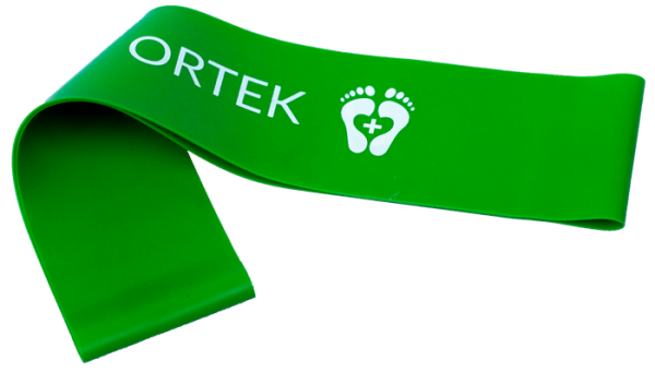 Фітнес гумка для тренування стоп Ortek 25 см 5x25 см - розмір Легкий