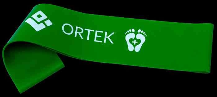 Фитнес резинка для тренировки стоп Ortek 25 см  5x25 см - размер Середній
