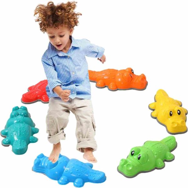 Набор балансиров для детей "Крокодил" 6шт Балансировочные фигуры 22x41 см