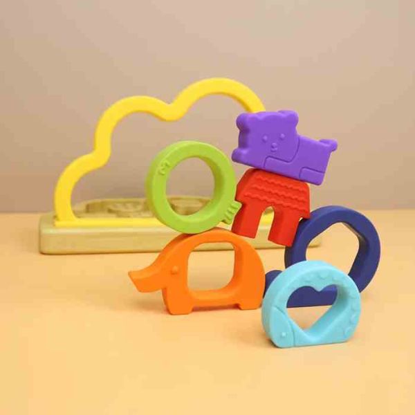 Детский пазл "Сказочный дворик" 11x18 см