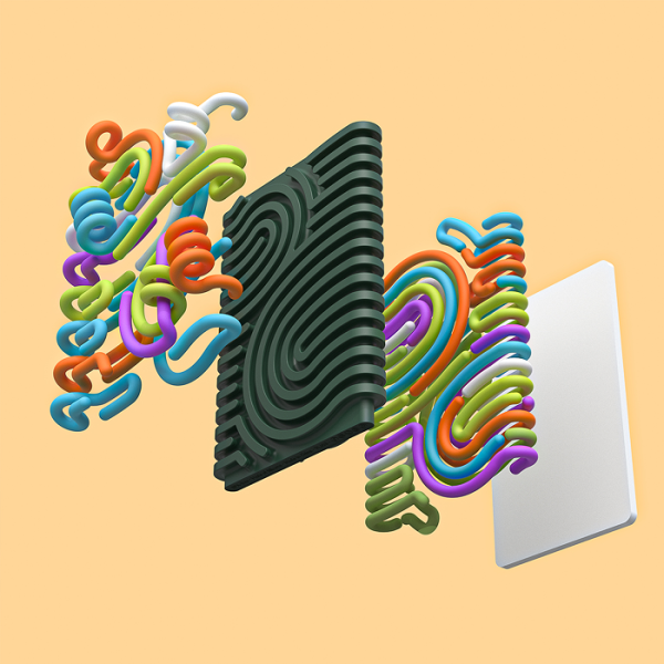 Сенсорная доска с 3D-лабиринтом 17x20 см