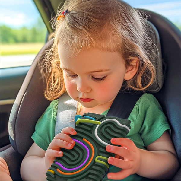 Сенсорная доска с 3D-лабиринтом 17x20 см