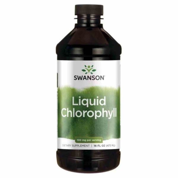 Swanson, жидкий хлорофилл, Liquid Chlorophyll 100mg - 473ml (16FL OZ)