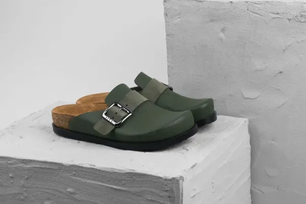 Женское Сабо Leon Зеленый 7000-38 ортопедия