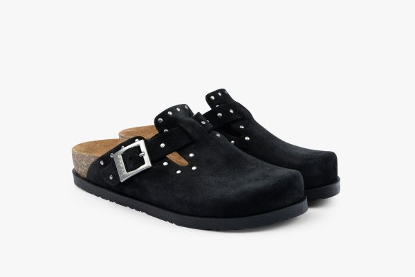 Dámské dřeváky Leon Black 7004 ortopedické