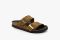 Жіночі шльопанці Leon light-brown 7013-Mink ортопедія