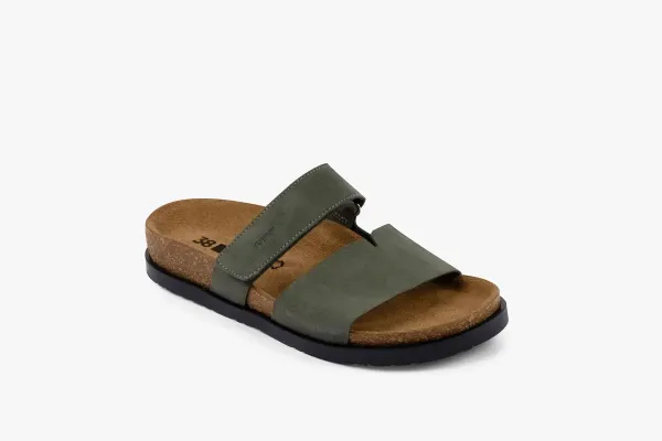 Женские шлепанцы Leon Зеленый 7020-38 ортопедия