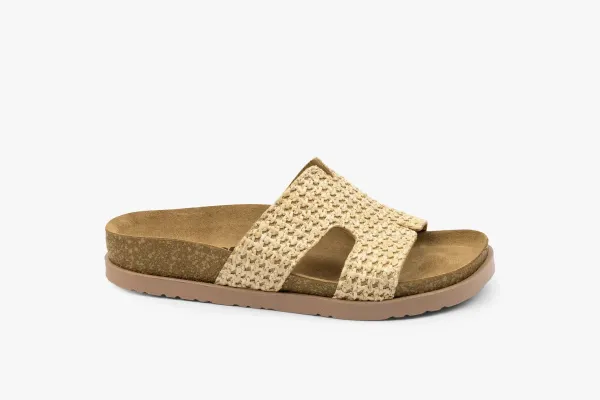 Жіночі шльопанці Leon Бежевий 7031 ортопедія