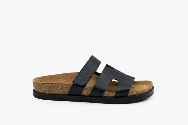 Жіночі шльопанці Leon Чорний 7032-42 ортопедія