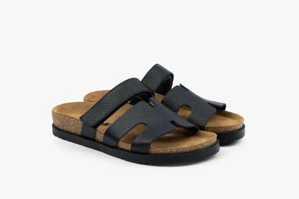 Жіночі шльопанці Leon Чорний 7032-42 ортопедія