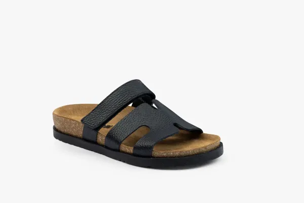 Жіночі шльопанці Leon Чорний 7032-42 ортопедія