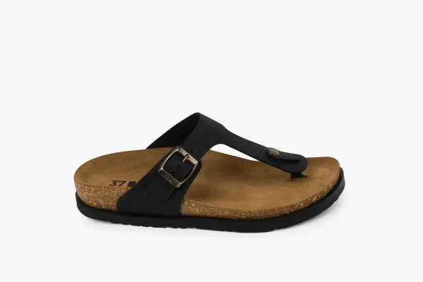 Жіночі шльопанці Leon Чорний 7080 ортопедія