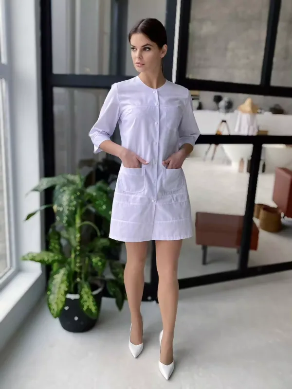 Медичний Халат Шанель New Жіночий Медичний Халат Шанель New Жіночий