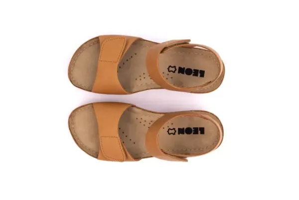 Жіночі сандалії Leon Синій 963-blue ортопедія