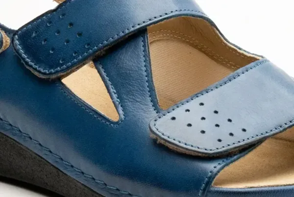 Жіночі сандалії Leon Синій 5020-39 ортопедія