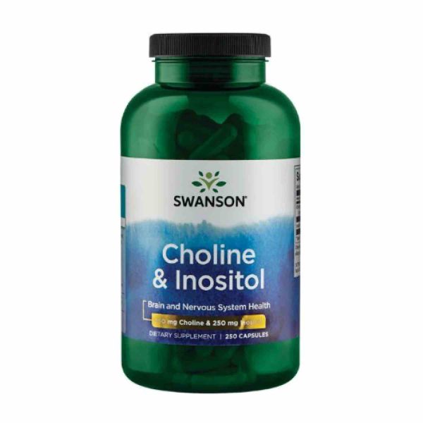 Swanson, холін та інозитол, Choline Inos 250mg - 250caps Swanson, холін та інозитол, Choline Inos 250mg - 250caps