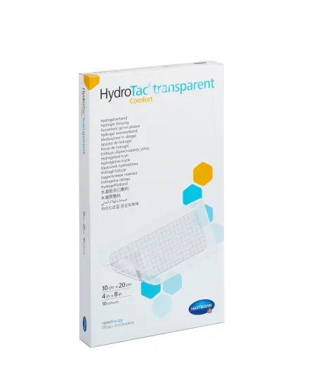 Повязка гидрогелевая HydroTac® transparent Comfort / ГидроТак транспарент Комфорт 10см x 20см 1шт