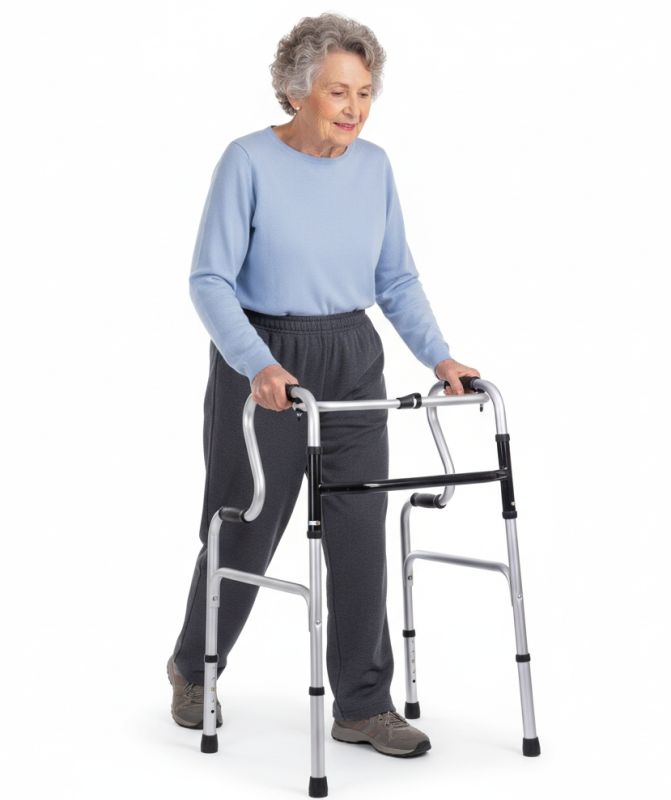 Складані дворівневі ходунці для літніх людей OSD-Q104