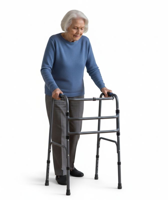 Ходунки крокуючі PMED 202 складні медичні регульовані для інвалідів дорослих літніх