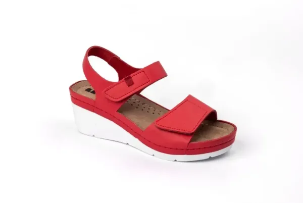 Жіночі босоніжки Leon Червоний 1080-38 ортопедія
