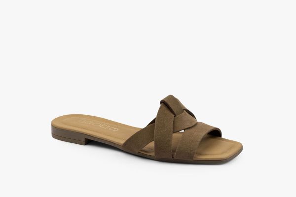 Dámské žabky Leon Beige 8001 ortopedie