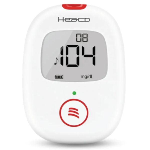 Система для самостійного контролю рівня глюкози в крові (глюкометр) HEACO (Синкейр) Safe AQ Voice