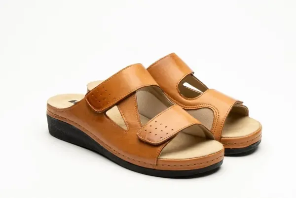 Жіночі шльопанці Leon Коричневий 5010-37 ортопедія