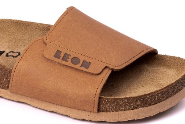 Женские шлепанцы Leon Коричневый 4022-36 ортопедия