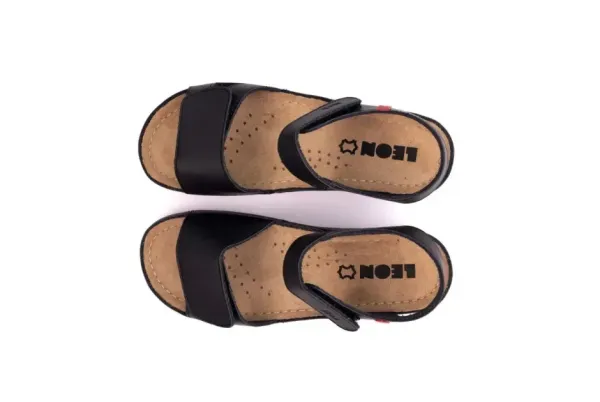 Женские сандалии Leon Черный 936-40 ортопедия