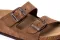 Жіночі шльопанці Leon Brown metallic 4010-Коричневий-велюр-36 ортопедія