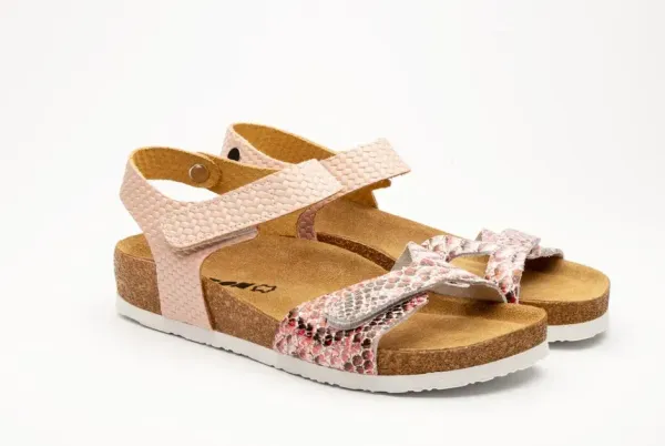 Жіночі сандалії Leon Рожевий 4300-Рожева-змія-37 ортопедія