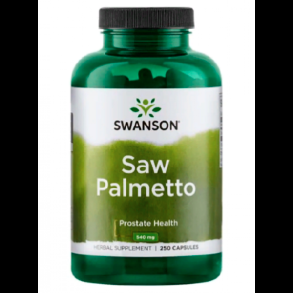 Swanson Saw Palmetto – Природна підтримка простати та чоловічого сечовипускання 540 мг - 250 caps