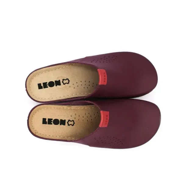 Женское Сабо Leon Бордо 930-баккар-36 ортопедия